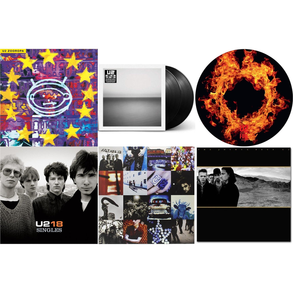Fire (40Th Anniversary Edition/Picture Disc) & Zooropa (Transparent Yellow/2LP) & U218 Singles & Joshua Tree & Achtung Baby (180G/2 LP) & No Line On The Horizon (2 LP)