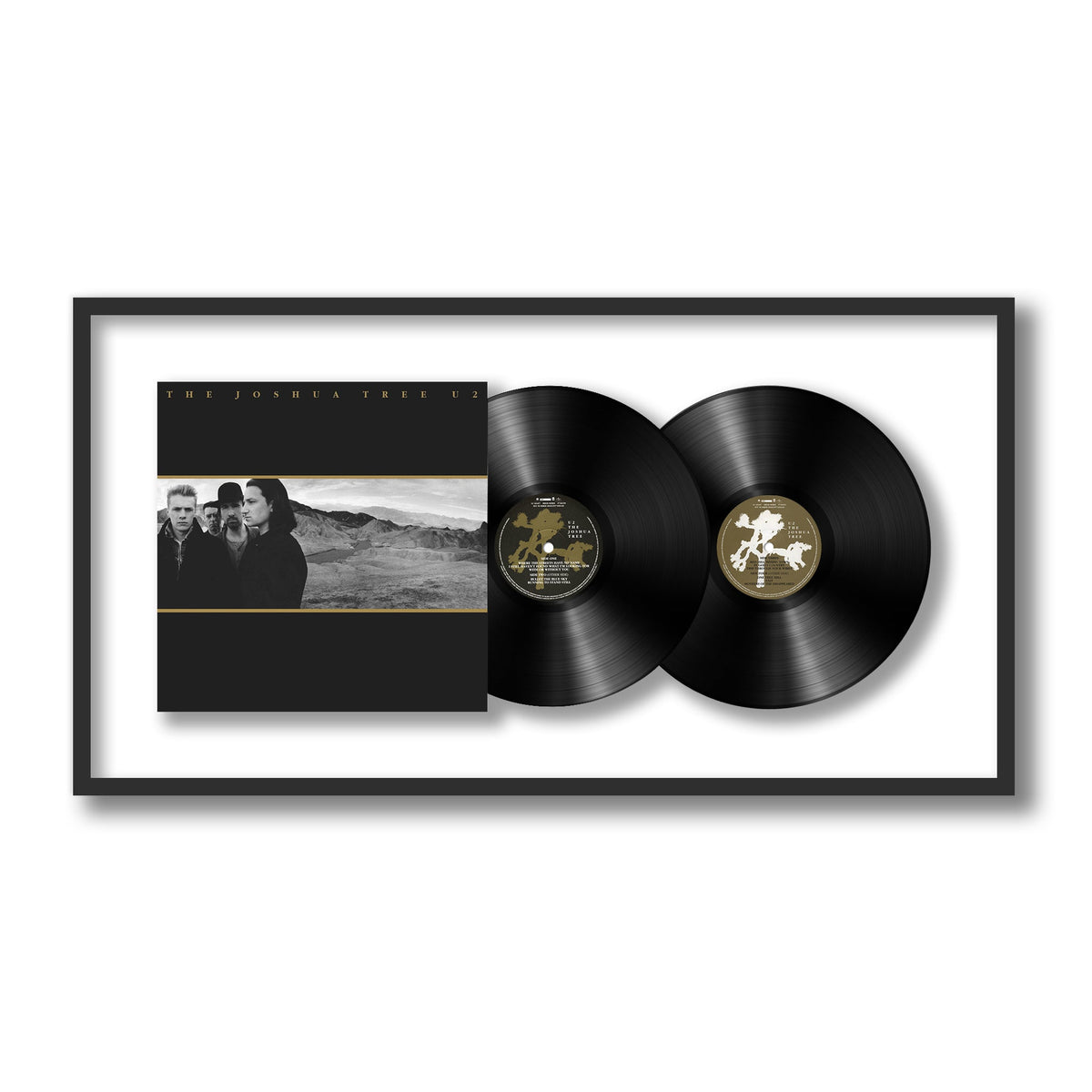 U2 - The Joshua Tree - Framed Vinyl Record