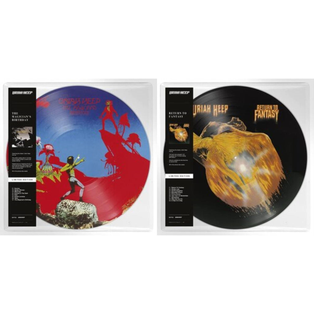 Uriah Heep - Magician's Birthday & Return To Fantasy - LP Vinyl Bundle