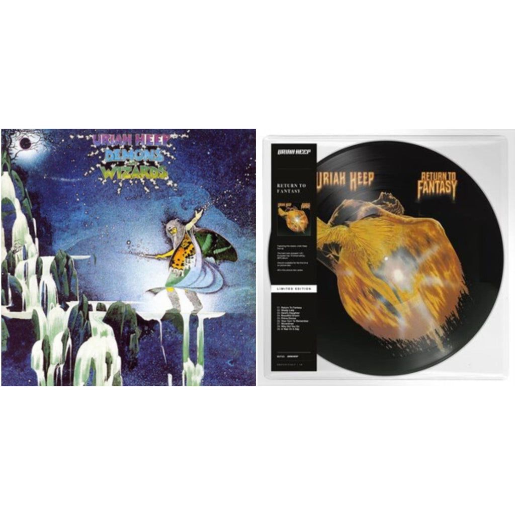 Uriah Heep - Demons & Wizards & Return To Fantasy - LP Vinyl Bundle