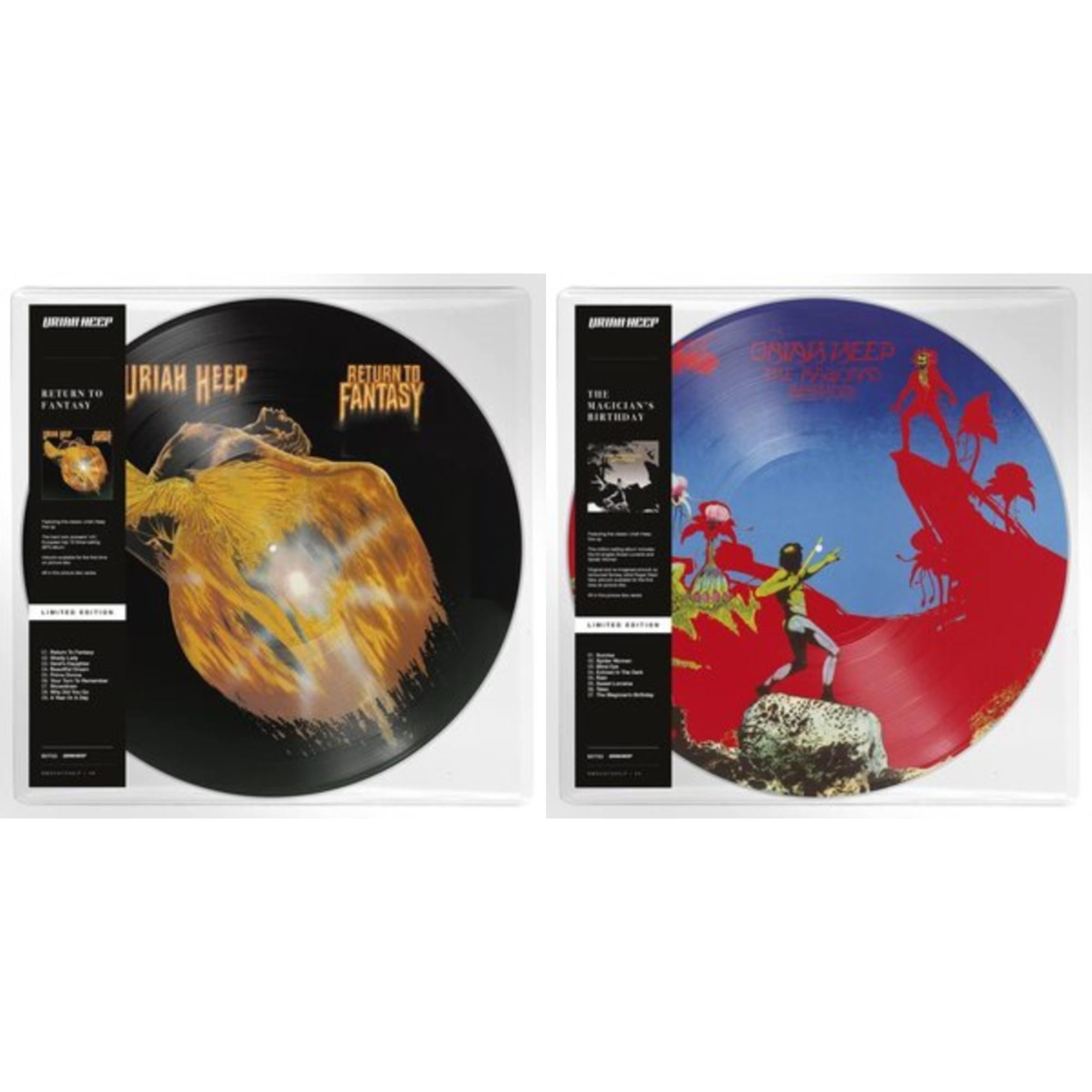 Uriah Heep - Magician's Birthday & Return To Fantasy - LP Vinyl Bundle