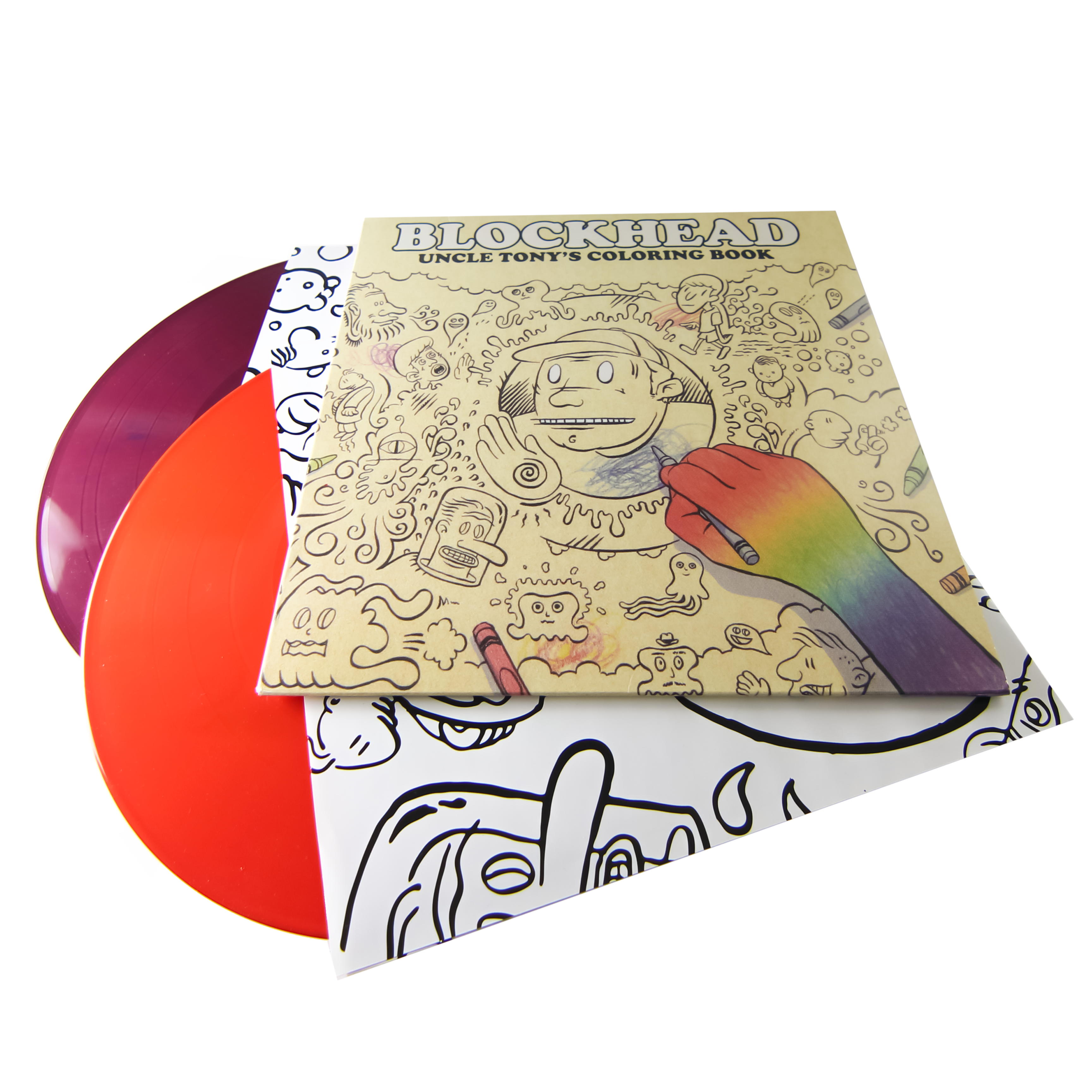 Blockhead - Uncle Tony's Coloring Book (2xLP - Orange & Purple) Vinyl Record