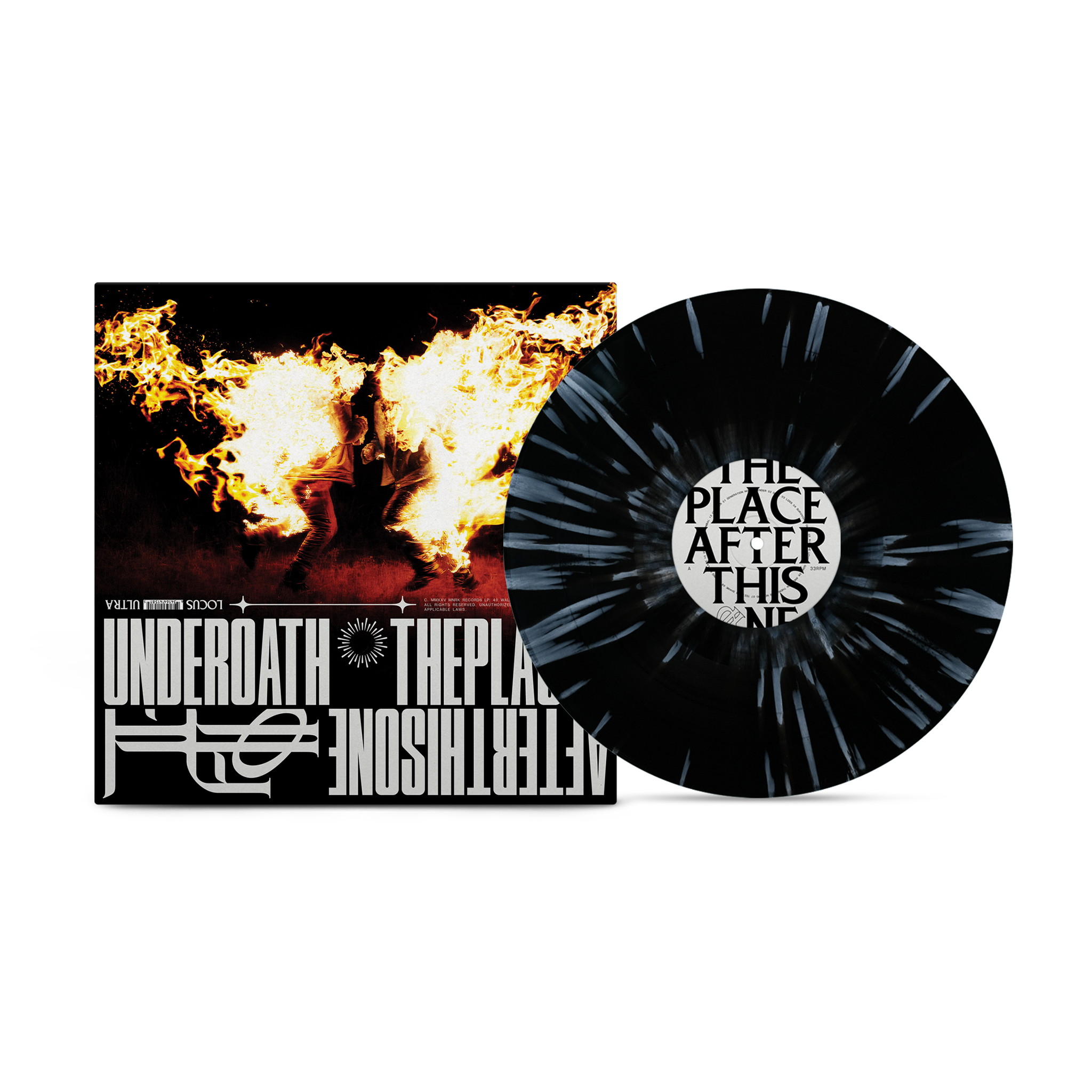 Underoath - The Place After This One Black/White Splatter Vinyl Record