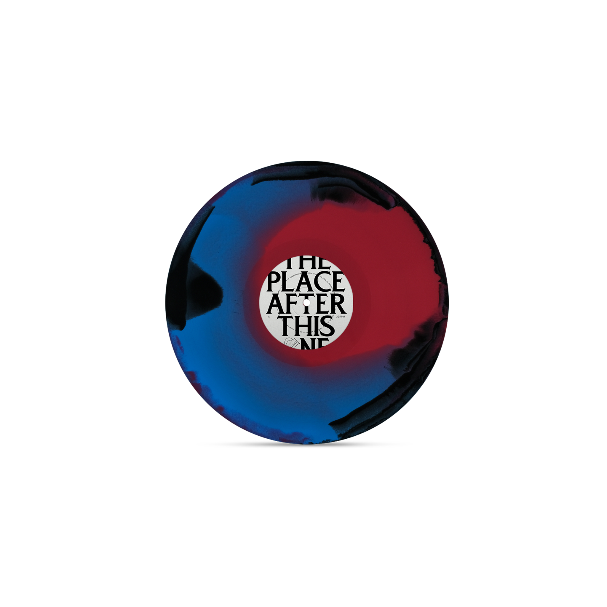 Underoath - The Place After This One Black + Blue Red Swirl Vinyl Record