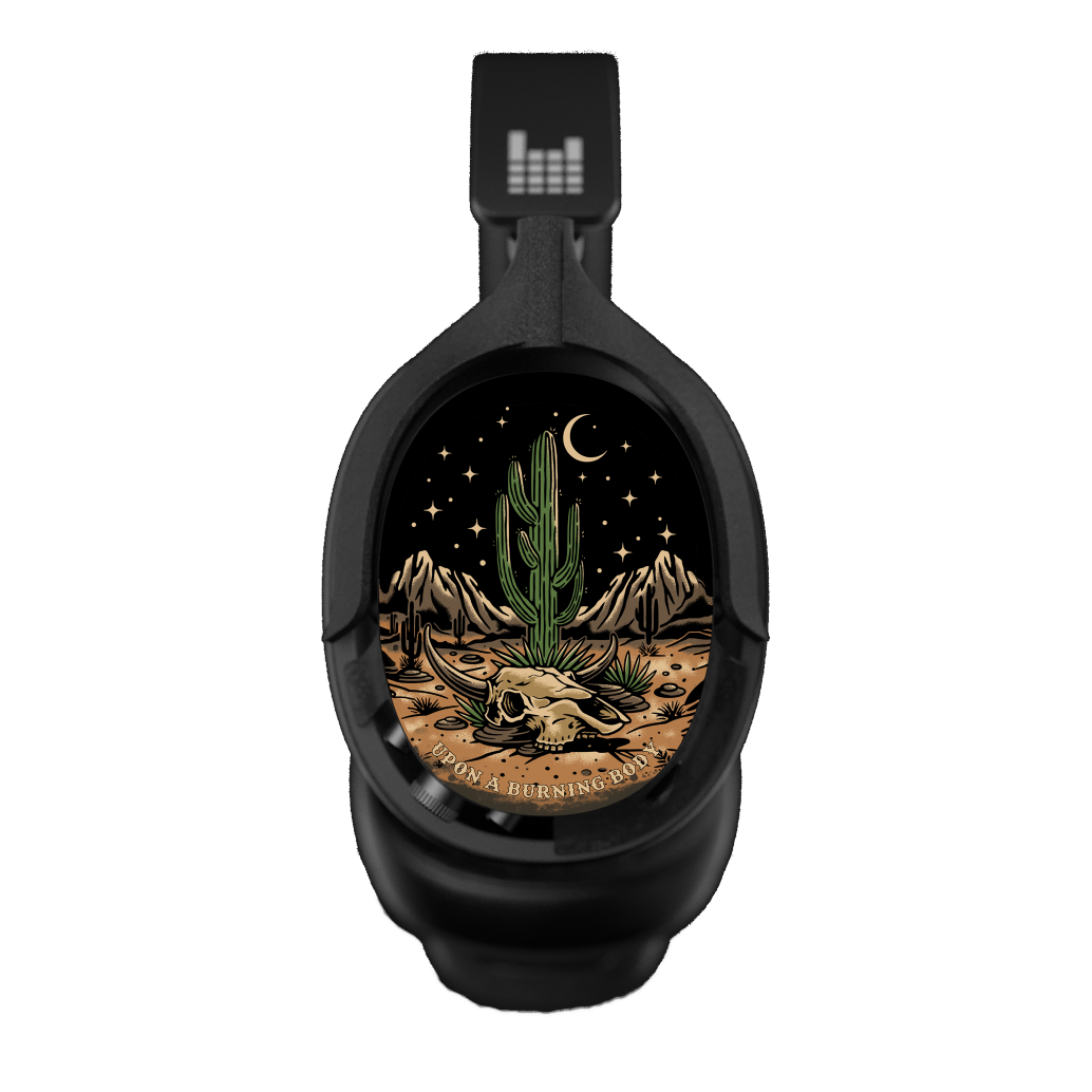 Upon A Burning Body Limited Edition Heavys Headphone Shells & Headphone Bundle