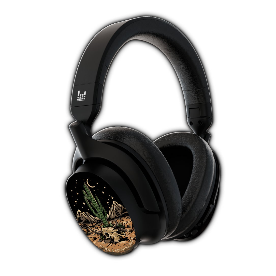 Upon A Burning Body Limited Edition Heavys Headphone Shells & Headphone Bundle