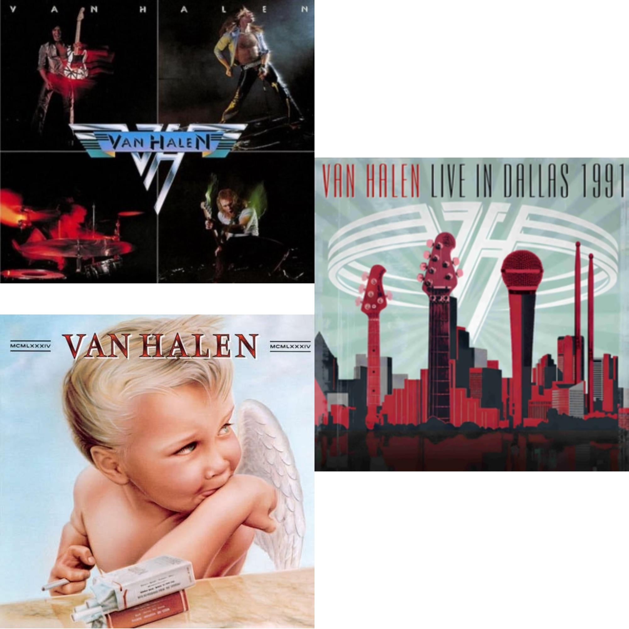 Van Halen (Digitally Remastered) & 1984 & Live In Dallas 1991 (X) (2LP)