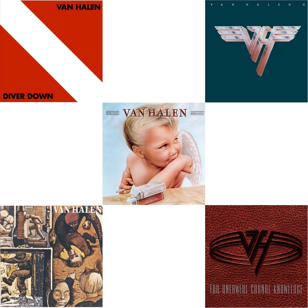 Van Halen - Diver Down & Fair Warning & 1984 & Van Halen Ii (180G/Remastered) & For Unlawful Carnal Knowledge (2LP/Blu-Ray/2CD)