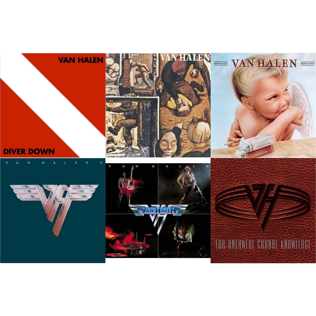 Van Halen - Van Halen Ii (180G/Remastered) & Fair Warning & Diver Down & Van Halen (Digitally Remastered) & 1984 & For Unlawful Carnal Knowledge (2LP/Blu-Ray/2CD)