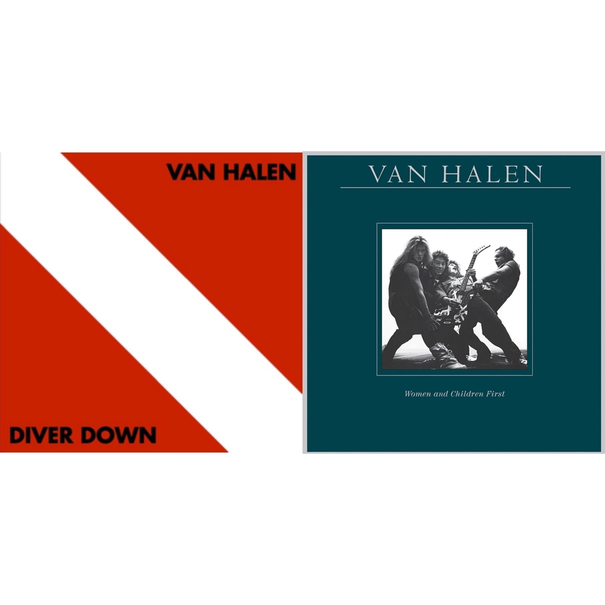 Van Halen - Women & Children First & Diver Down - LP Vinyl Bundle