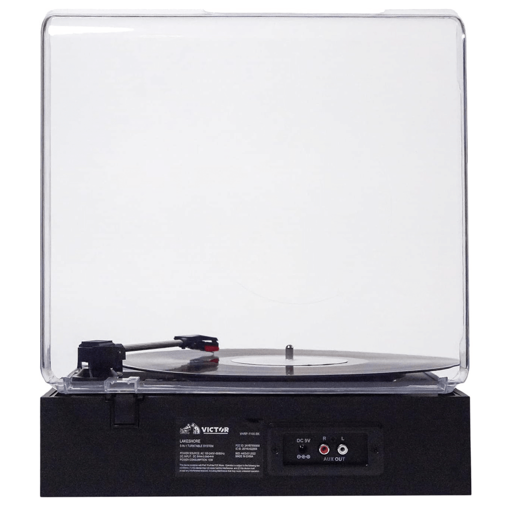 Victor Lakeshore 5-in-1 Hybrid Bluetooth Turntable System w USB and RCA Output