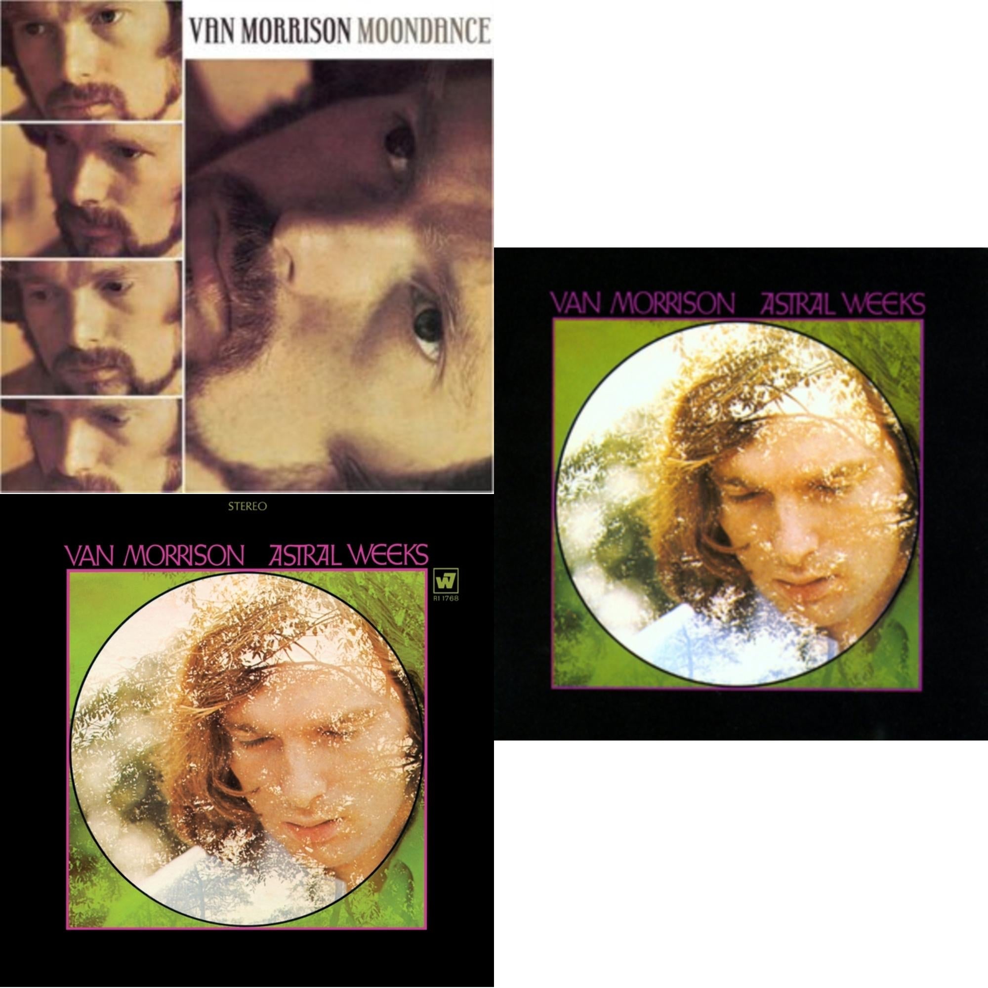 Van Morrison - Moondance (Deluxe/3LP) & Astral Weeks (Olive LP Vinyl) (Rocktober) & Astral Weeks (180G/Original Master)