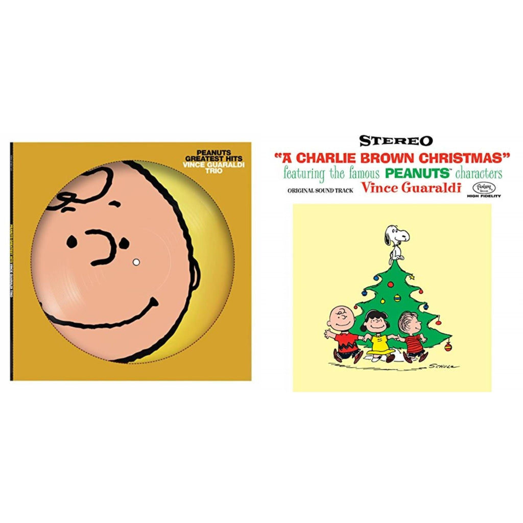 Vince Trio Guaraldi - Charlie Brown Christmas (180G) & Peanuts Greatest Hits (Picdisc) - LP Vinyl Bundle