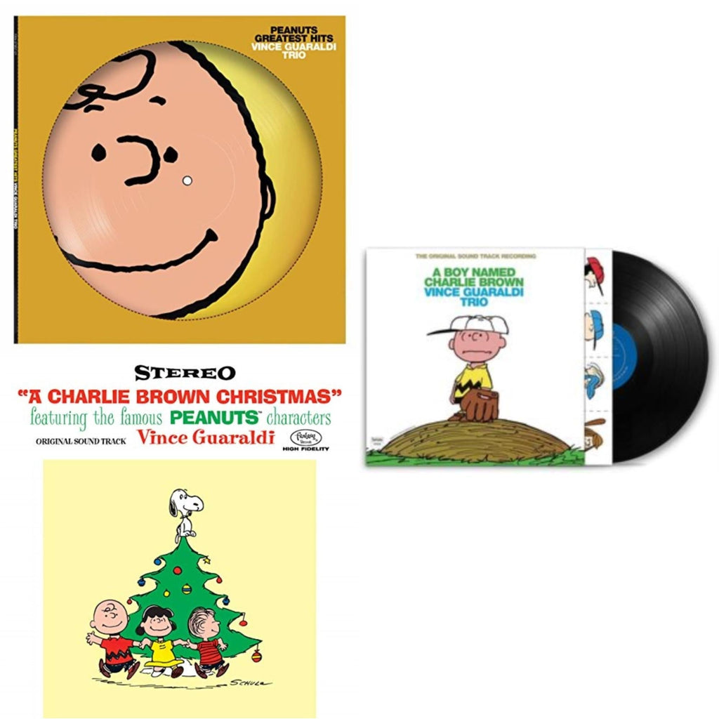 Charlie Brown Christmas (180G) & Boy Named Charlie Brown & Peanuts Greatest Hits (Picdisc)
