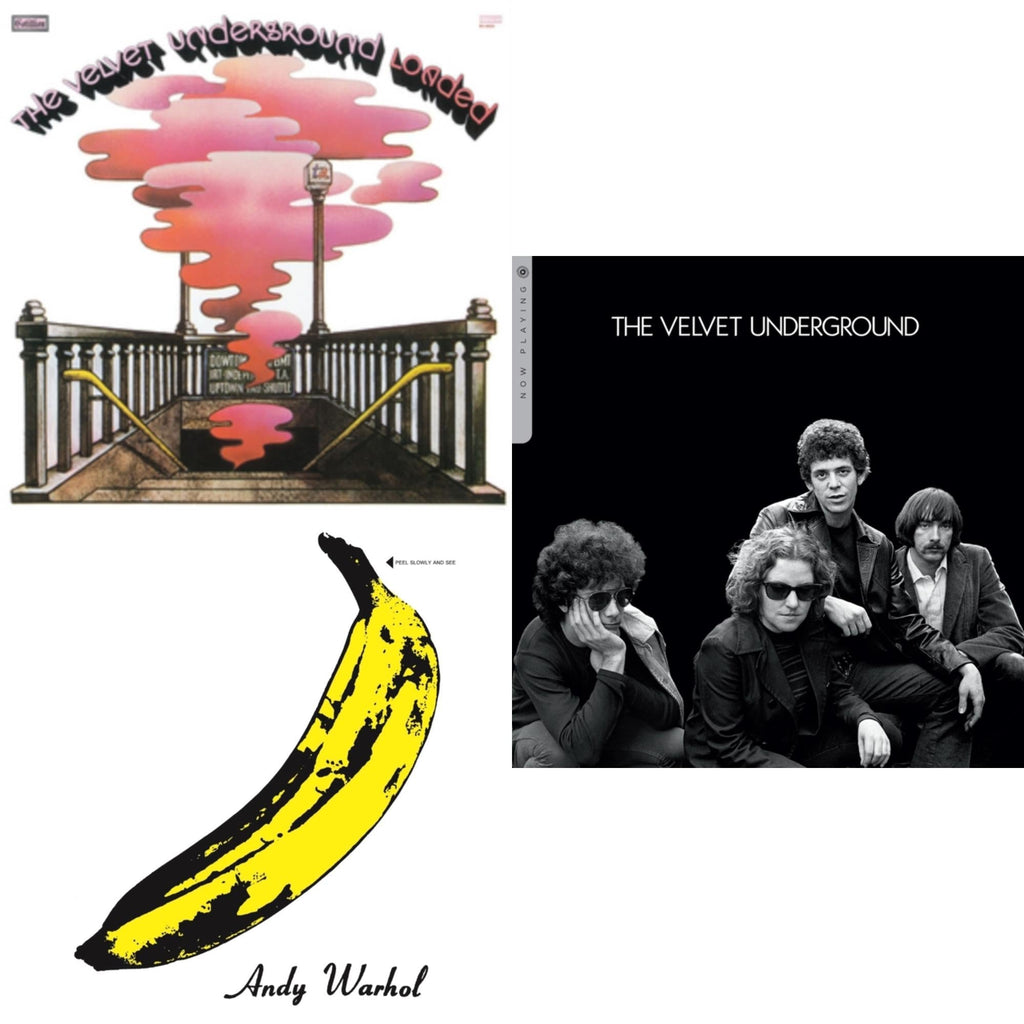 Velvet Underground - Loaded & Velvet Underground & Nico & Now Playing - LP Vinyl Bundle