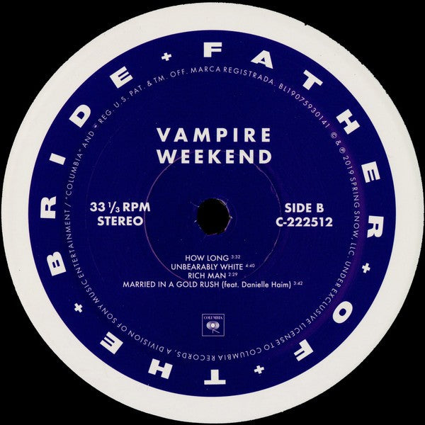 Vampire Weekend – Father of the Bride (2-LP Vinyl) Vinyl Record