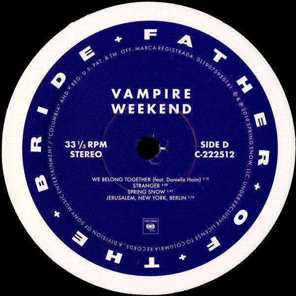 Vampire Weekend – Father of the Bride (2-LP Vinyl) Vinyl Record
