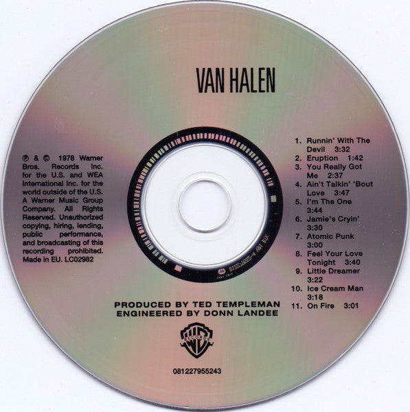Van Halen – Van Halen Music CD