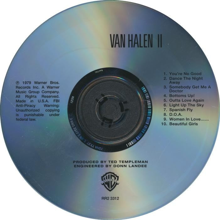 Van Halen – Van Halen II Music CD