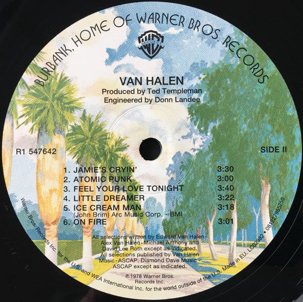 Van Halen – Van Halen (LP Vinyl) Vinyl Record