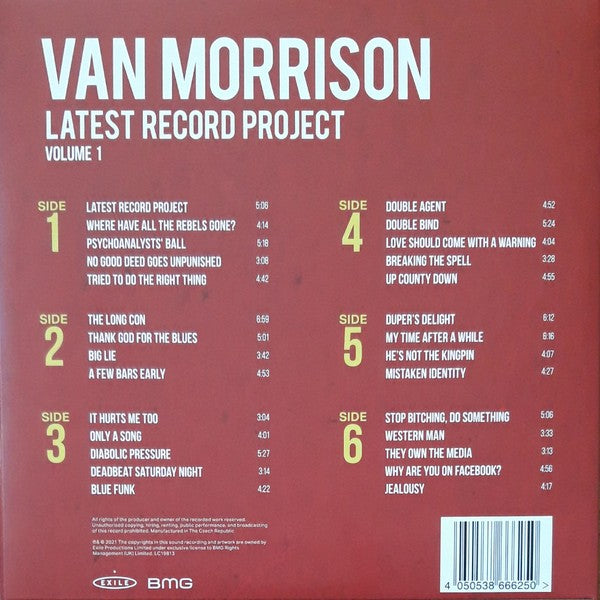 Van Morrison – Latest Record Project Volume 1 (3-LP Vinyl) Vinyl Record