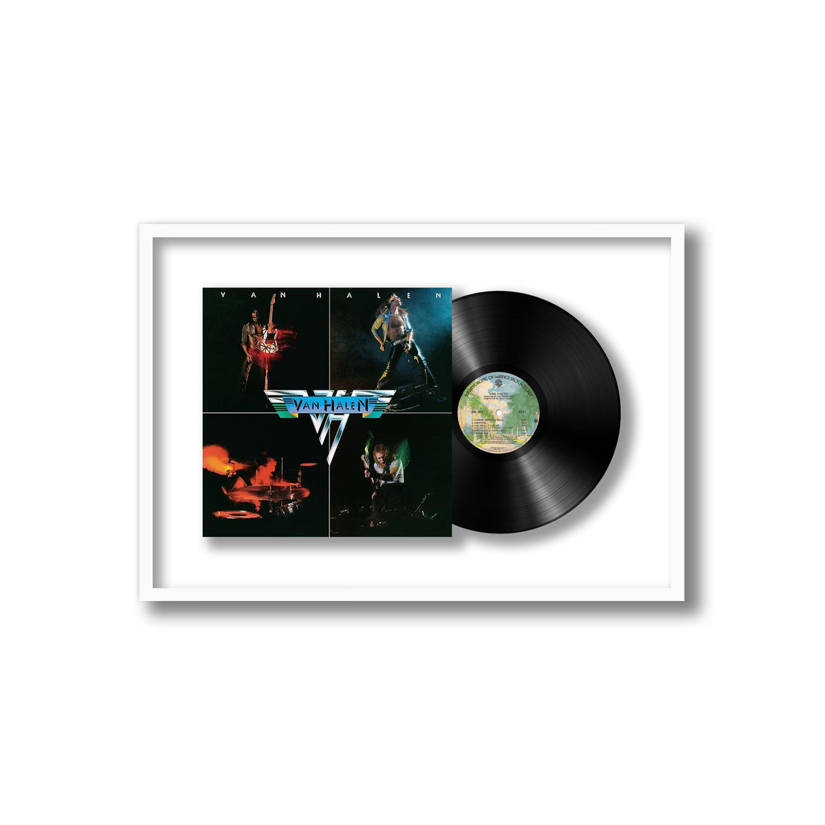 Van Halen - Van Halen - Framed Vinyl Record