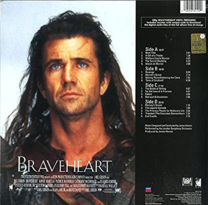Various Artists - Braveheart (Original Motion Picture Soundtrack) (2 Lp's) Vinyl Record