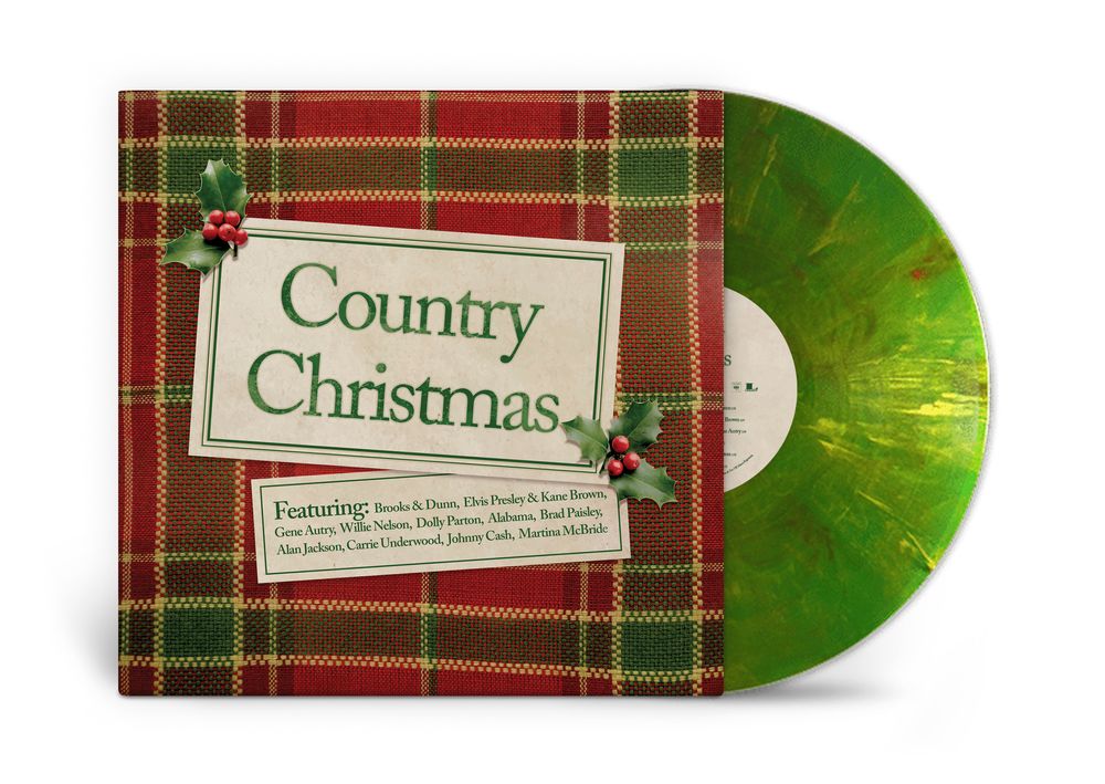 Country Christmas (Green LP Vinyl) Vinyl Record