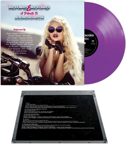 Round & Round - Tribute To Aerosmith (Various Artists) - Purple Vinyl Record