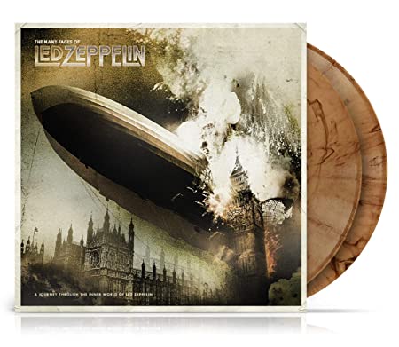 The Many Faces Of Led Zeppelin (Limited Edition, Transparent Brown Marbled Vinyl) [Import] (2 LPs) Vinyl Record
