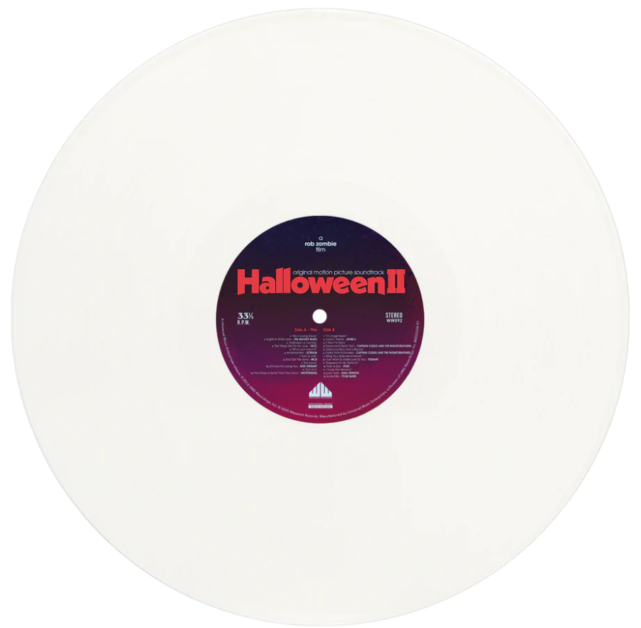 Halloween II Original Motion Picture Soundtrack: A Rob Zombie Film (180g, Booklet, White Vinyl) Vinyl Record