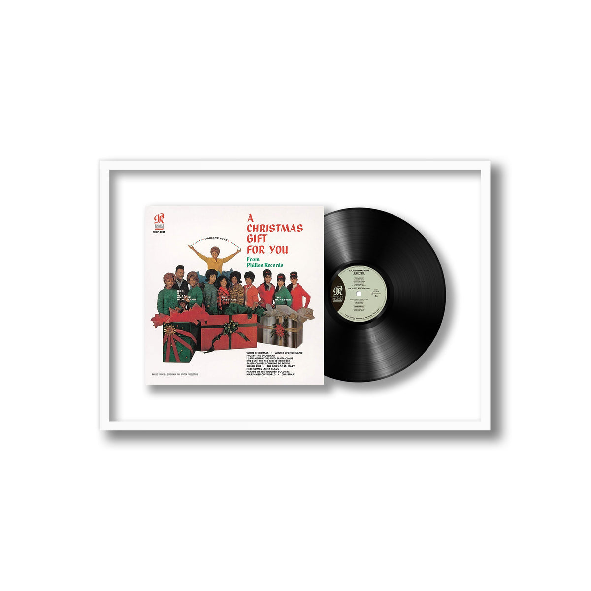 Various Artists - A Christmas Gift For You - Framed Vinyl Record