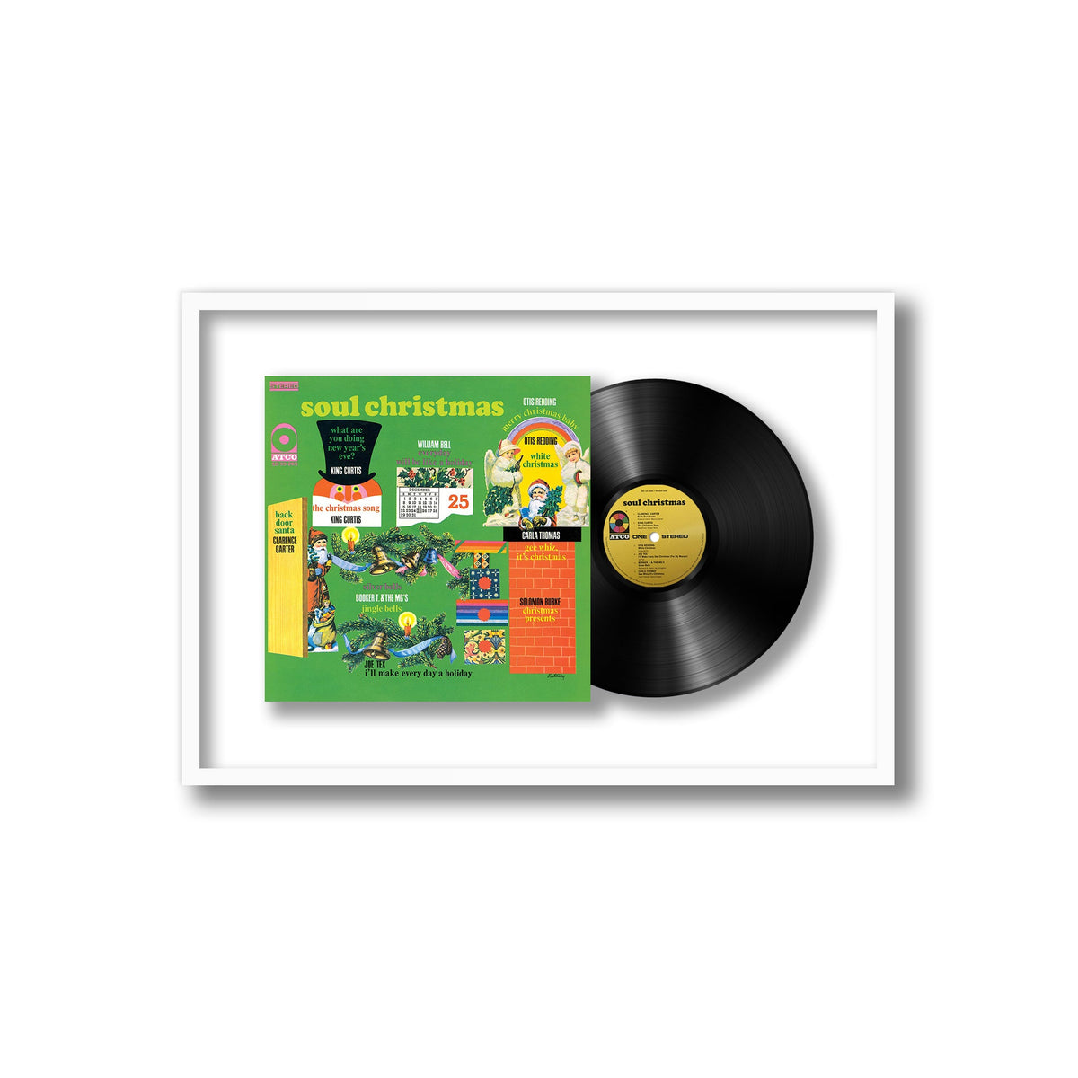Various Artists - Soul Christmas - Framed Vinyl Record