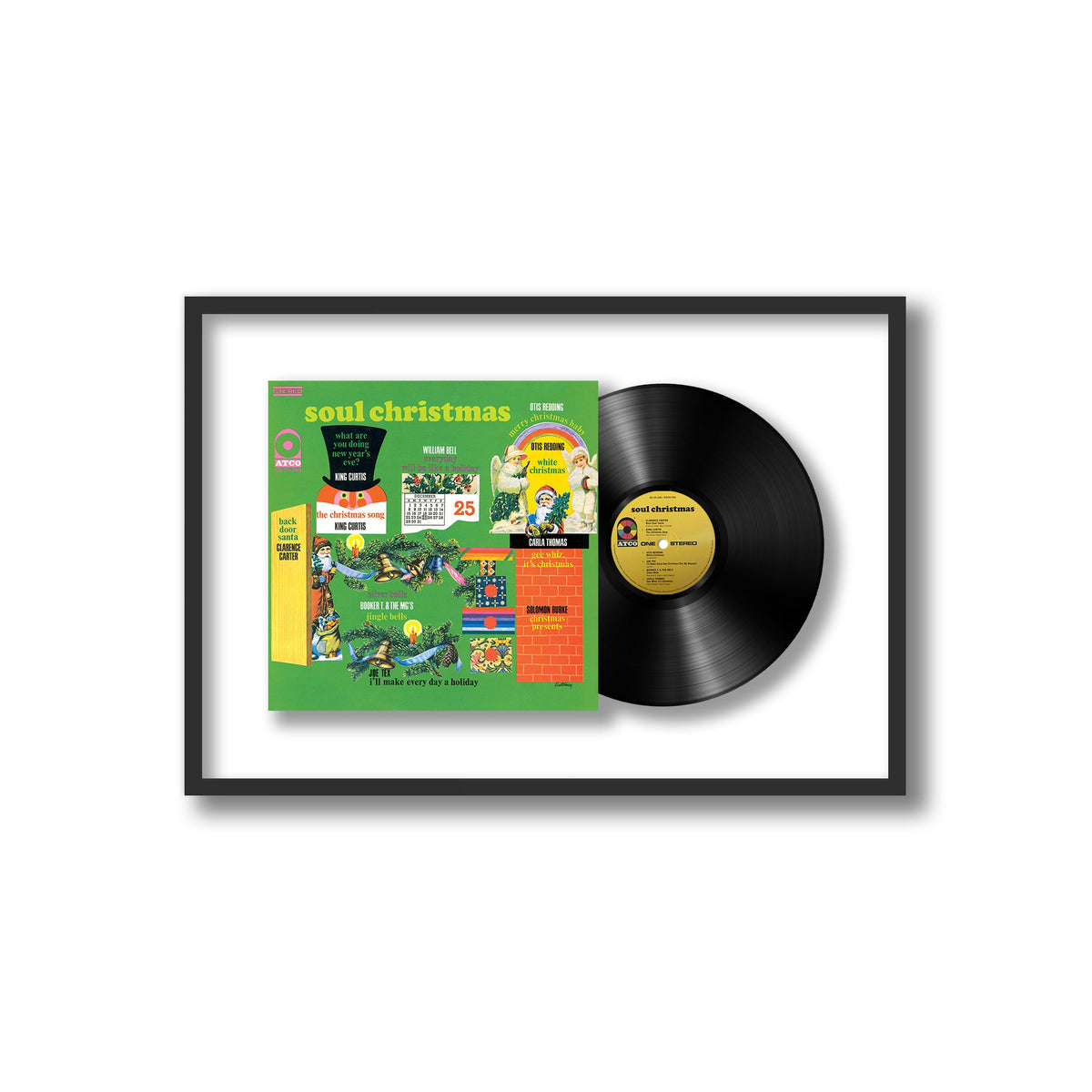 Various Artists - Soul Christmas - Framed Vinyl Record