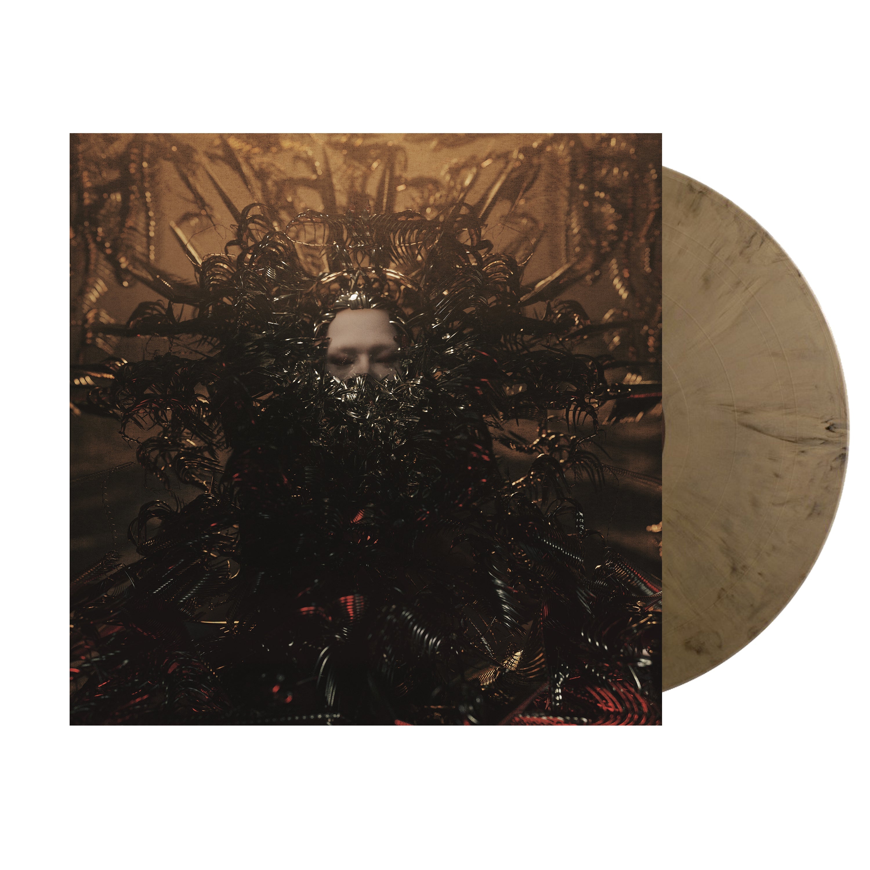 Venera (Munky of Korn) S/T LP (Skull Gold Vinyl, Limited to 300) w/ members of HEALTH, VOWWS Vinyl Record