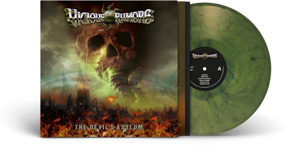 Vicious Rumors – Devil's Asylum (Blk, Colored, Grn, Ylw, Reissue LP Vinyl) Vinyl Record