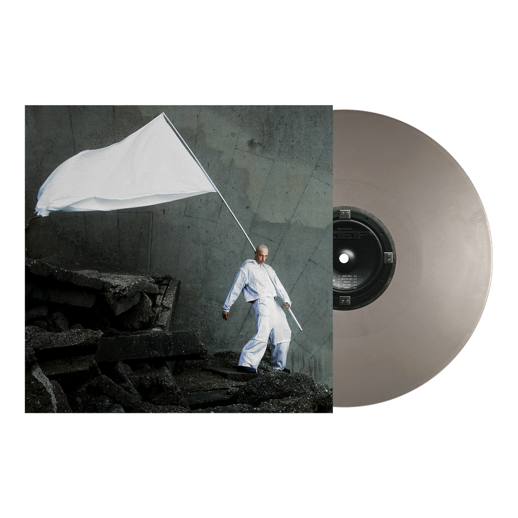 ZEP - NO ENEMIES - Opaque Silver Vinyl Record