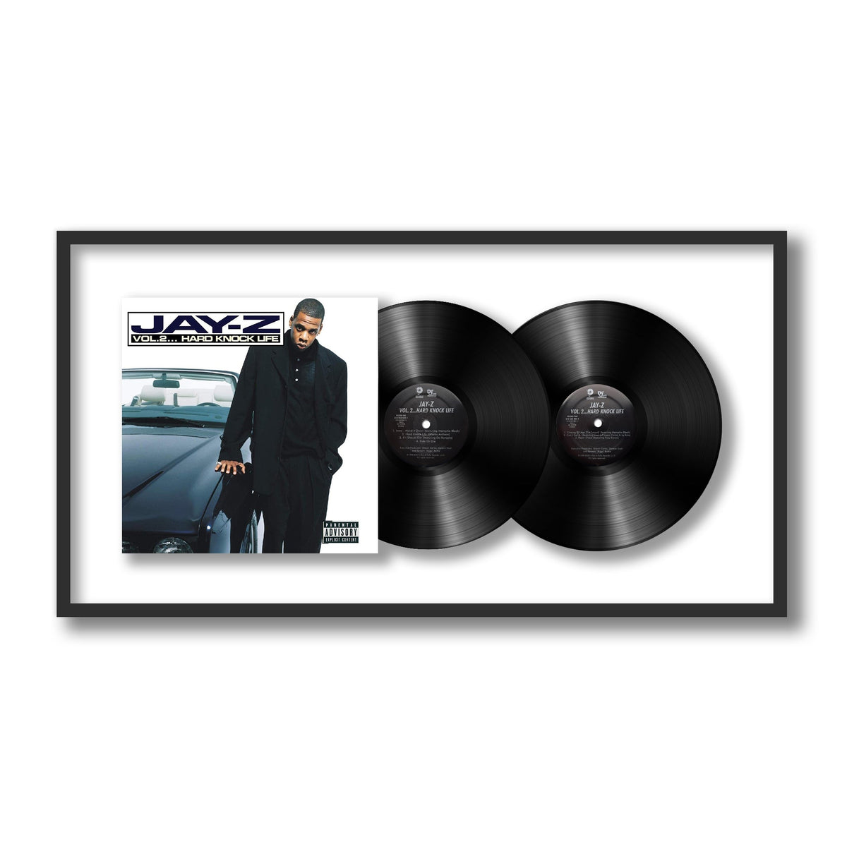 Jay-Z - Vol. 2, Hard Knock Life - Framed Vinyl Record