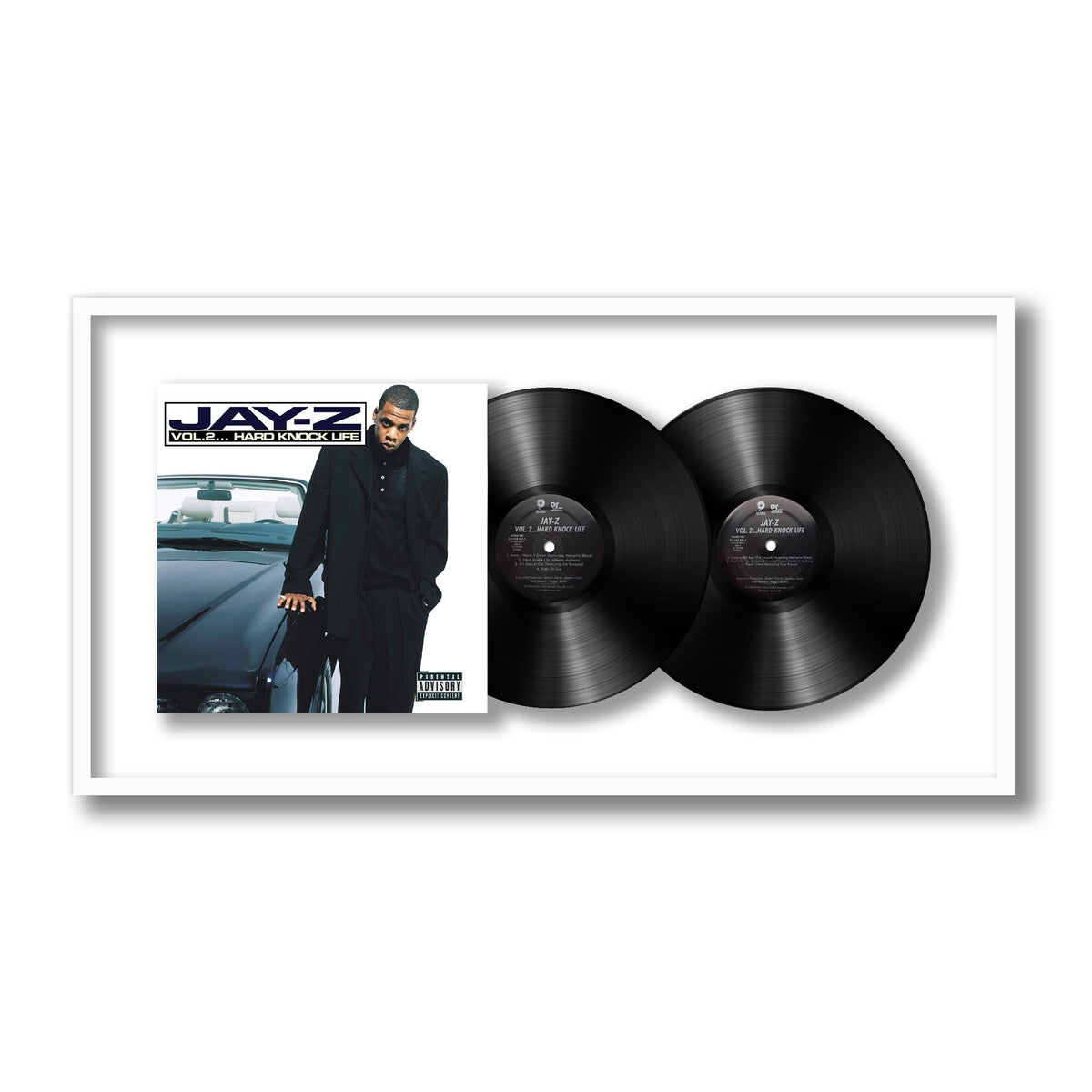 Jay-Z - Vol. 2, Hard Knock Life - Framed Vinyl Record