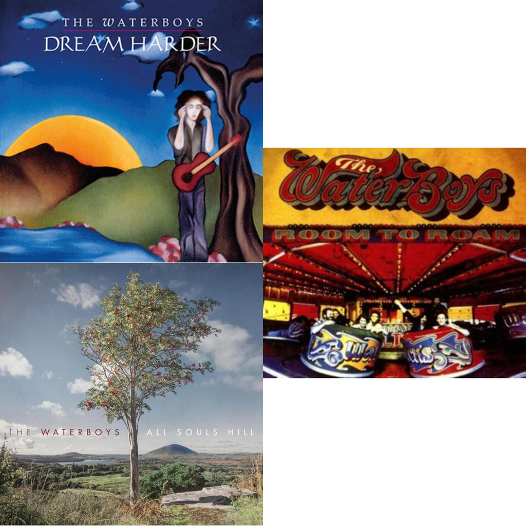 Waterboys - Room To Roam (Half Speed Master) & Dream Harder (180G) & All Souls Hill - LP Vinyl Bundle