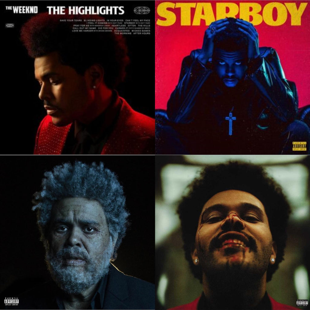 Highlights (2LP) & Dawn Fm (X) (2LP) & After Hours (X) (2LP) & Starboy (2LP/Translucent Red Vinyl/Gatefold)