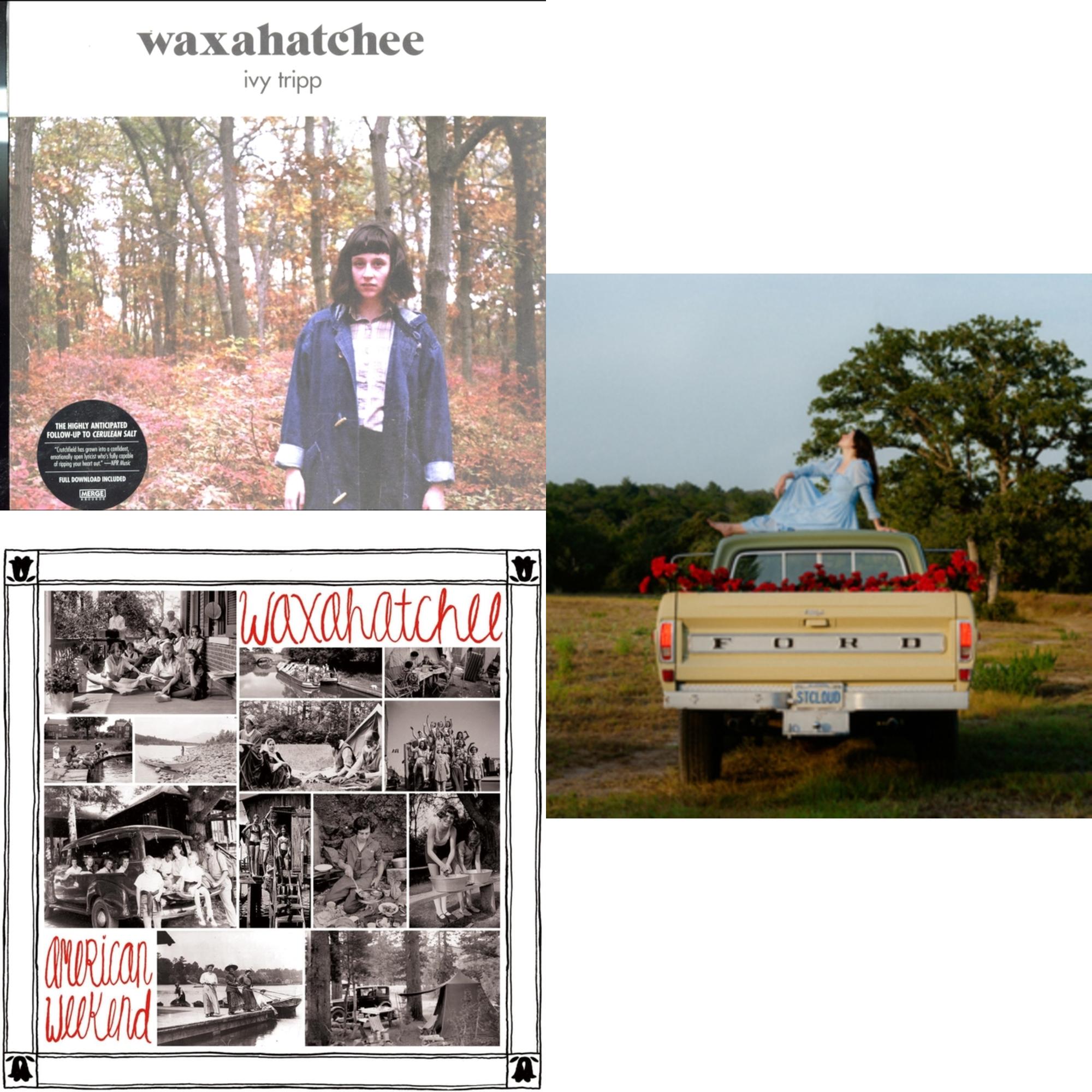Waxahatchee - American Weekend (Red LP Vinyl) & Ivy Tripp & Saint Cloud