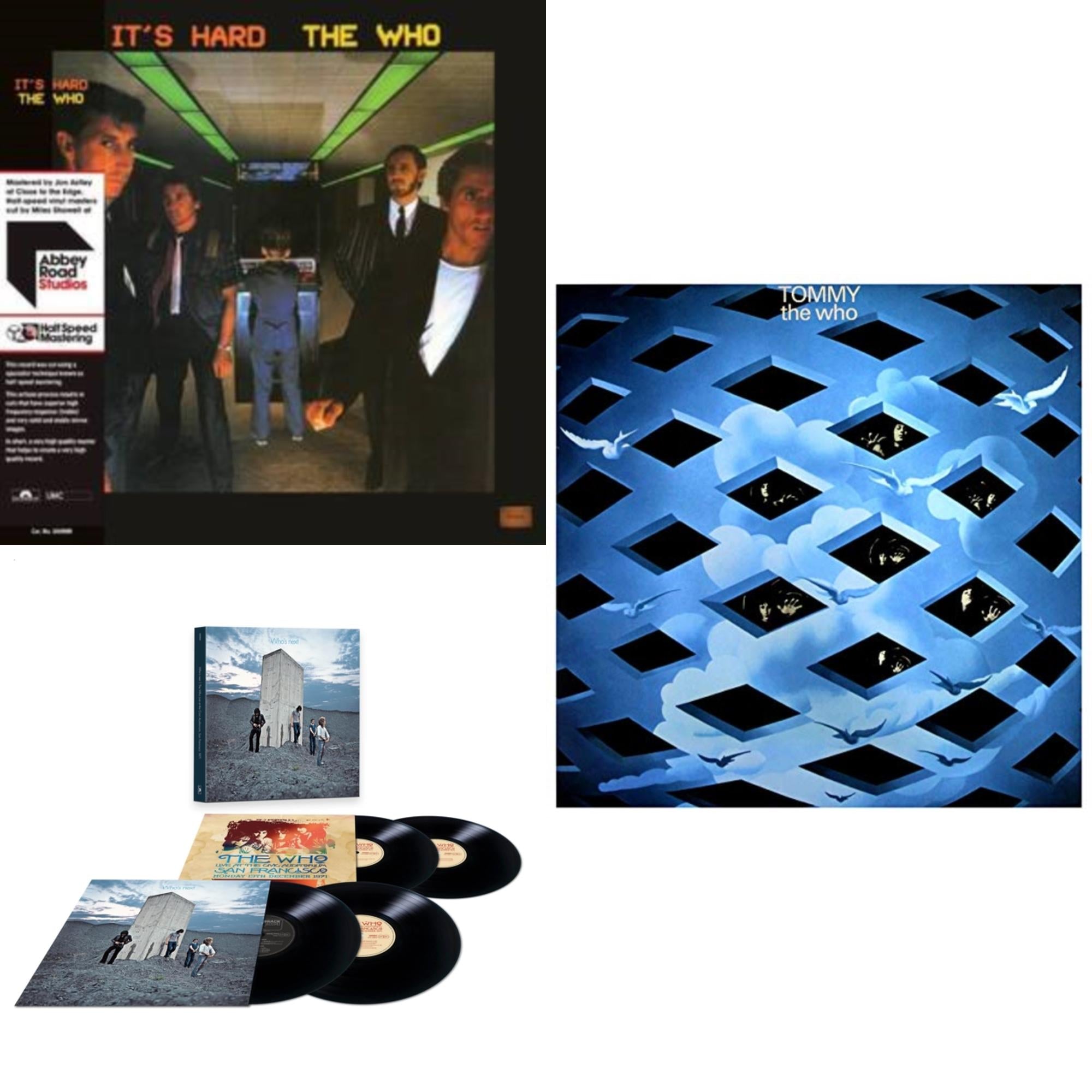 Who's Next/San Francisco 1971 (4LP) & It's Hard (40Th An/2LP/Orange & Yellow Vinyl/Half-Speed)(Rsd) & Tommy