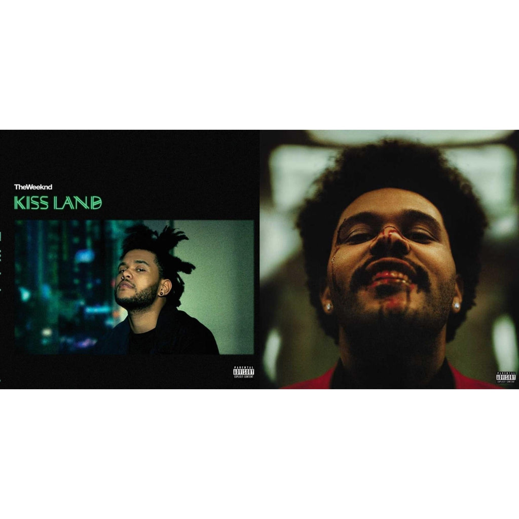 After Hours (X) (2LP/Clear W/ Red Splatter Vinyl) & Kiss Land (2 LP/Seaglass Vinyl)
