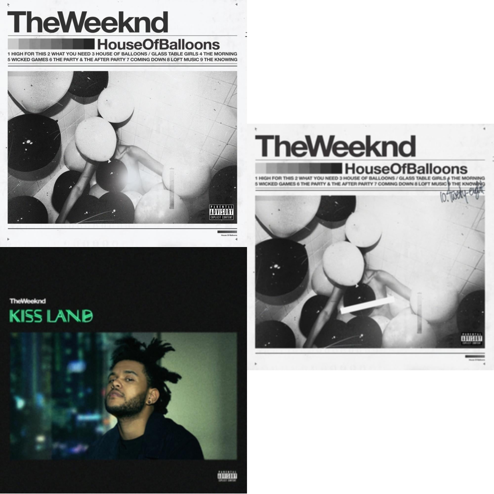 House Of Balloons (10Th Anniversary) (2LP) & Kiss Land (2LP) & House Of Balloons (X)