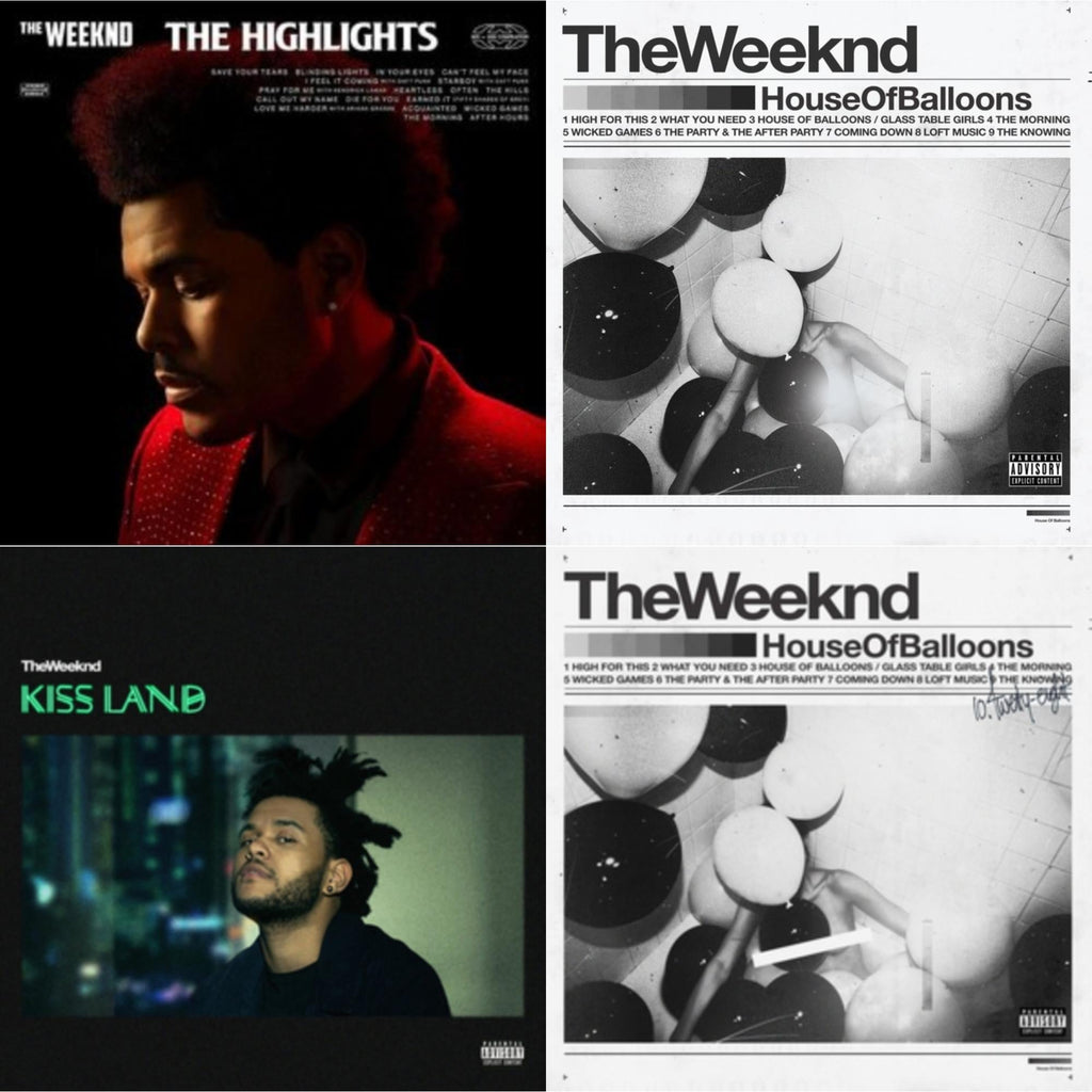 Highlights (2LP) & House Of Balloons (10Th Anniversary) (2LP) & Kiss Land (2LP) & House Of Balloons (X)
