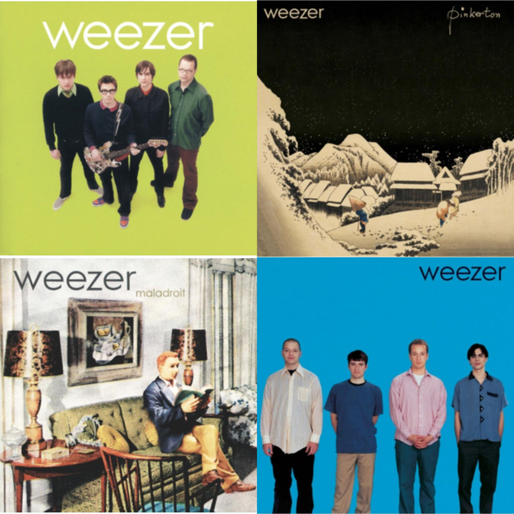 Weezer - Weezer (Green Album) & Pinkerton & Maladroit & Weezer (Blue Album) - LP Vinyl Bundle