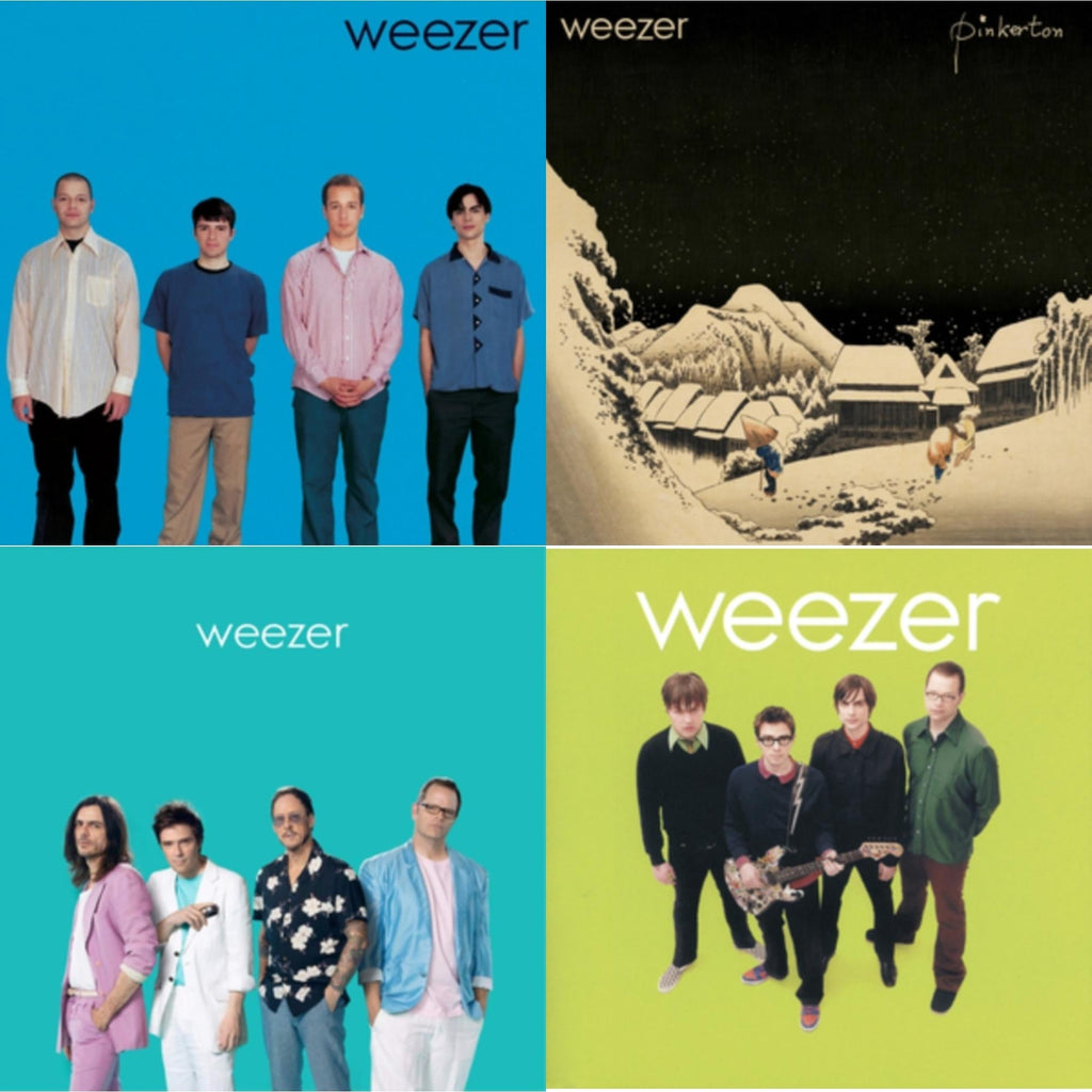 Weezer: Teal Album & Weezer (Blue Album) & Pinkerton & Weezer (Green Album)
