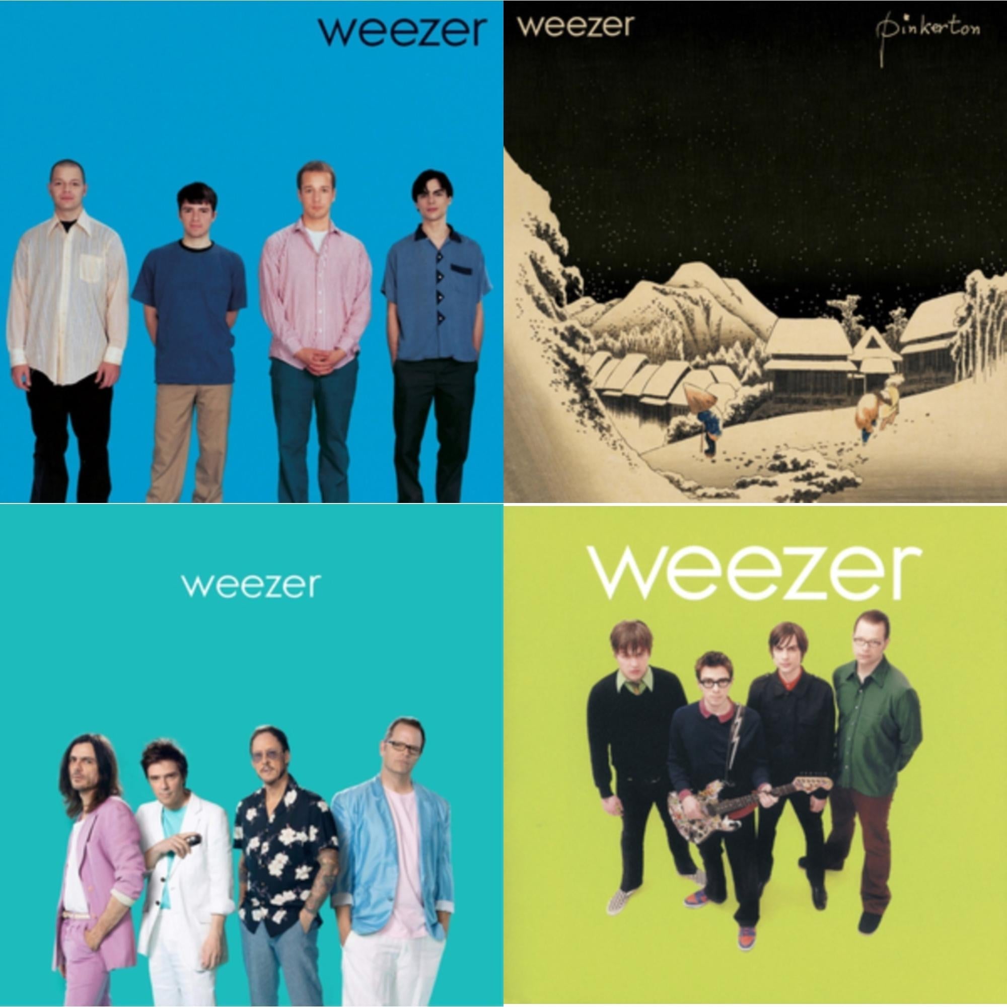 Weezer: Teal Album & Weezer (Blue Album) & Pinkerton & Weezer (Green Album)