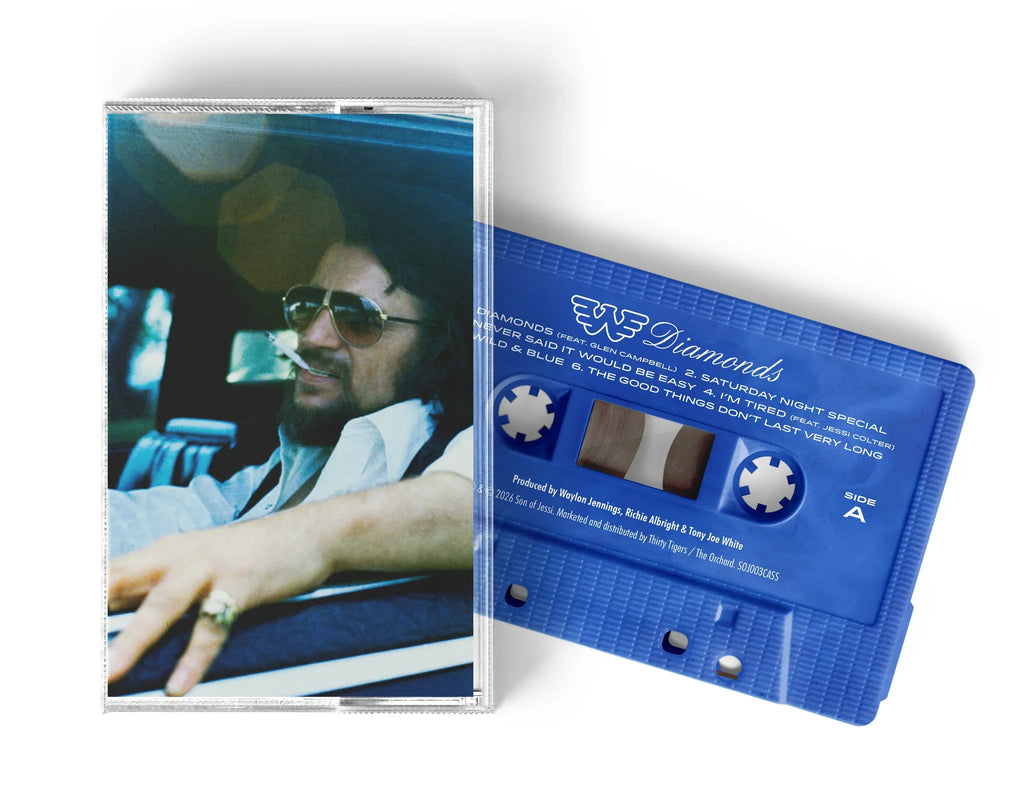 Waylon Jennings – Diamonds Music Cassette Tape